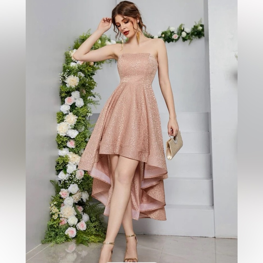Strapless Shimmering Dress